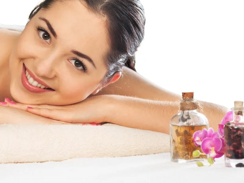 Image of oil being poured onto hand